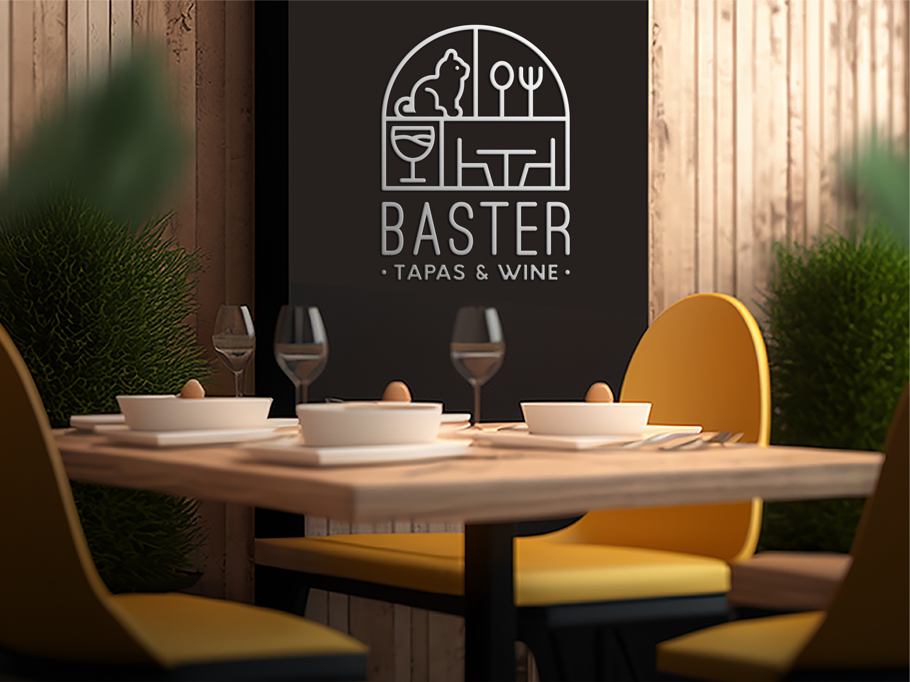 Vizualni identitet bistro Baster Komiža